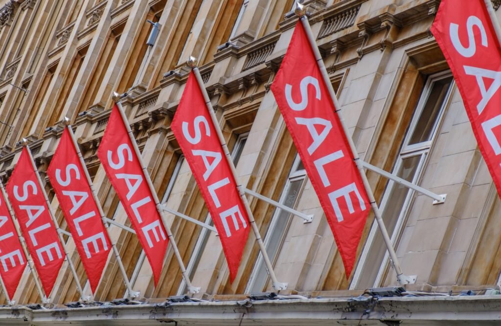 Department Store Sale Signs